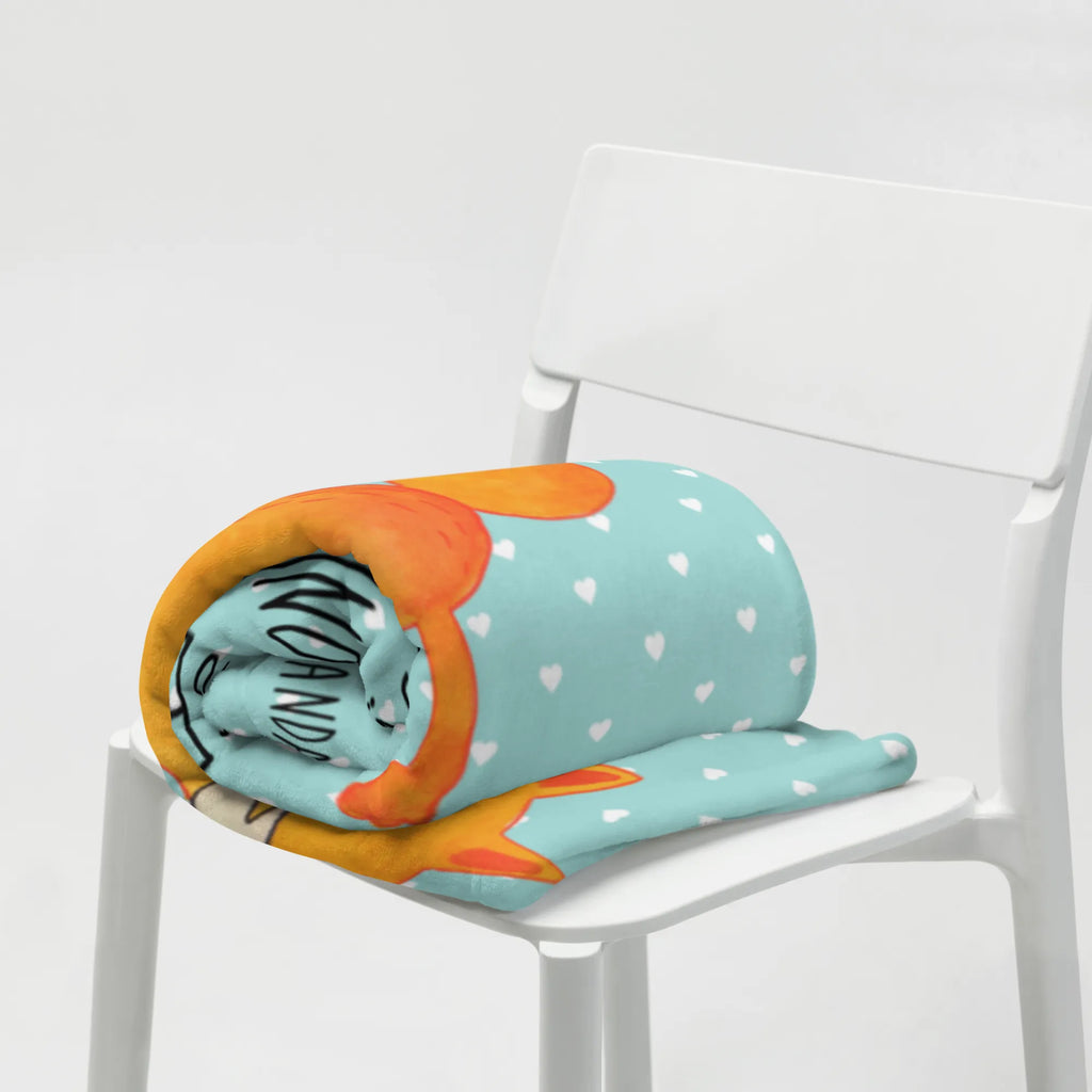 Kuscheldecke Fuchs Laterne Wohndecke, Tagesdecke, Decke, Wolldecke, Sofadecke, Fuchs, Spruch trösten, Sankt Martin, Füchse, Laterne, Liebeskummer Spruch, Cäsar Otto Hugo Flaischlen, Laternenumzug, Aufmuntern