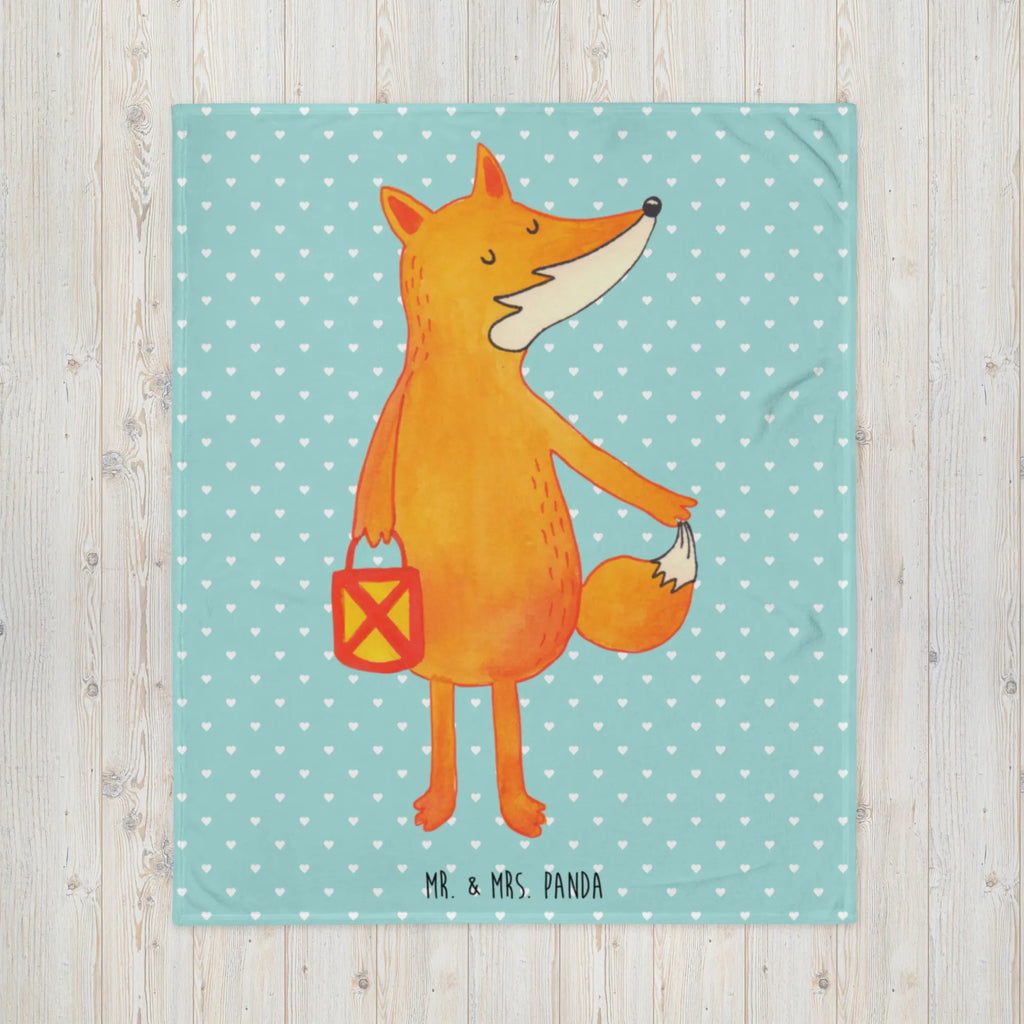 Kuscheldecke Fuchs Laterne Wohndecke, Tagesdecke, Decke, Wolldecke, Sofadecke, Fuchs, Spruch trösten, Sankt Martin, Füchse, Laterne, Liebeskummer Spruch, Cäsar Otto Hugo Flaischlen, Laternenumzug, Aufmuntern