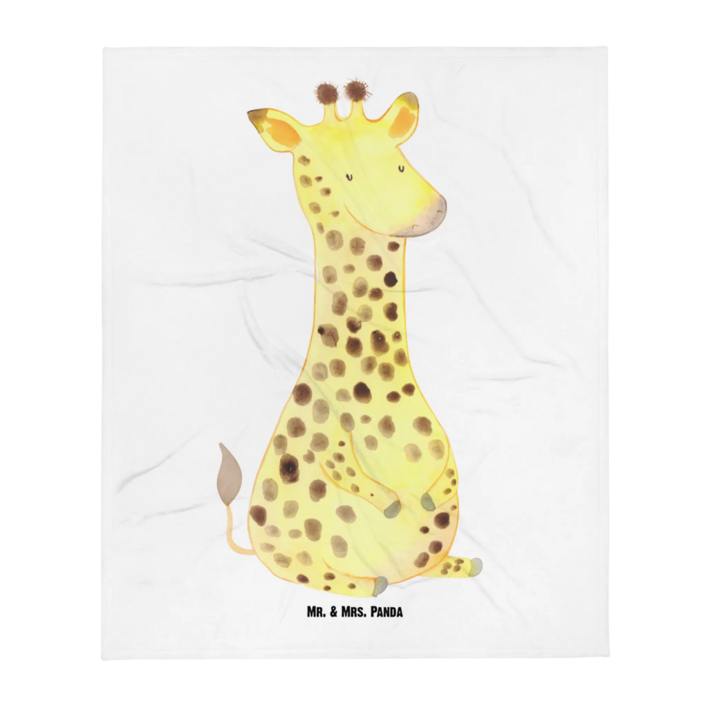 Kuscheldecke Giraffe Zufrieden Sofadecke, Decke, Tagesdecke, Wolldecke, Wohndecke, Afrika, Wildtiere, Abenteuer, Giraffe, Zufrieden, Glück