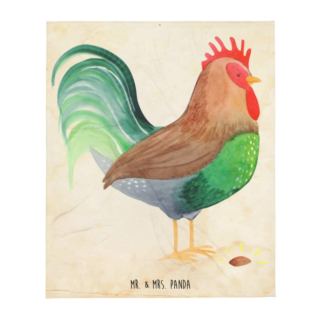 Kuscheldecke Hahn mit Korn Wolldecke, Tagesdecke, Sofadecke, Wohndecke, Decke, Bauernhof, Hoftiere, Landwirt, Landwirtin, Eier, Henne, Natur, Korn, Hahn