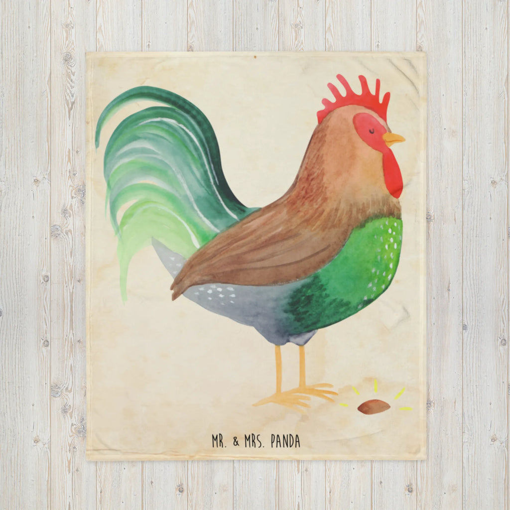 Kuscheldecke Hahn mit Korn Wolldecke, Tagesdecke, Sofadecke, Wohndecke, Decke, Bauernhof, Hoftiere, Landwirt, Landwirtin, Eier, Henne, Natur, Korn, Hahn