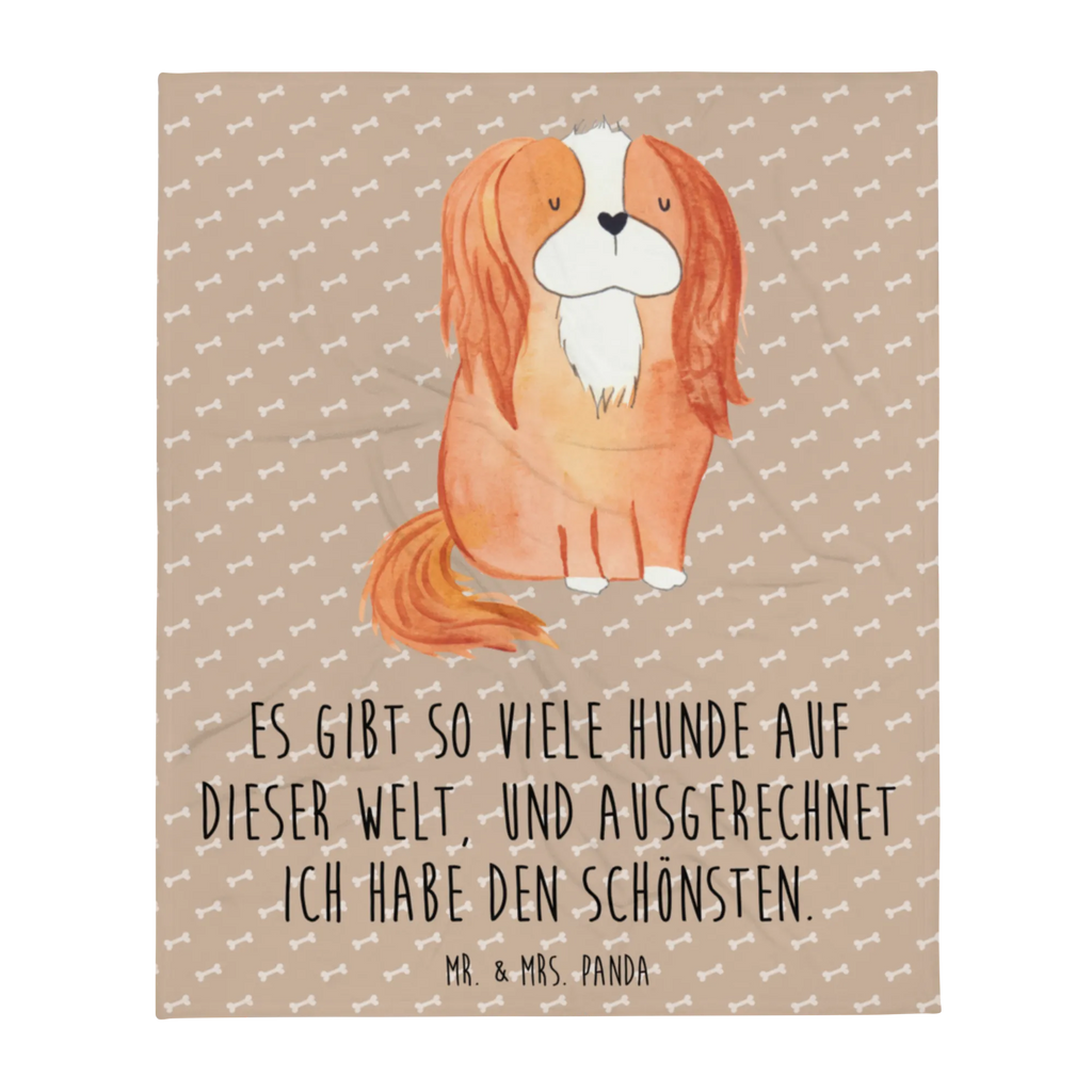 Kuscheldecke Cavalier King Charles Spaniel Sofadecke, Tagesdecke, Decke, Wohndecke, Wolldecke, Hund, Hundemotiv, Haustier, Hunderasse, Tierliebhaber, Hundebesitzer, Sprüche, Spaniel, Cockerspaniel, schönster Hund, Cavalier King Charles Spaniel, Spruch