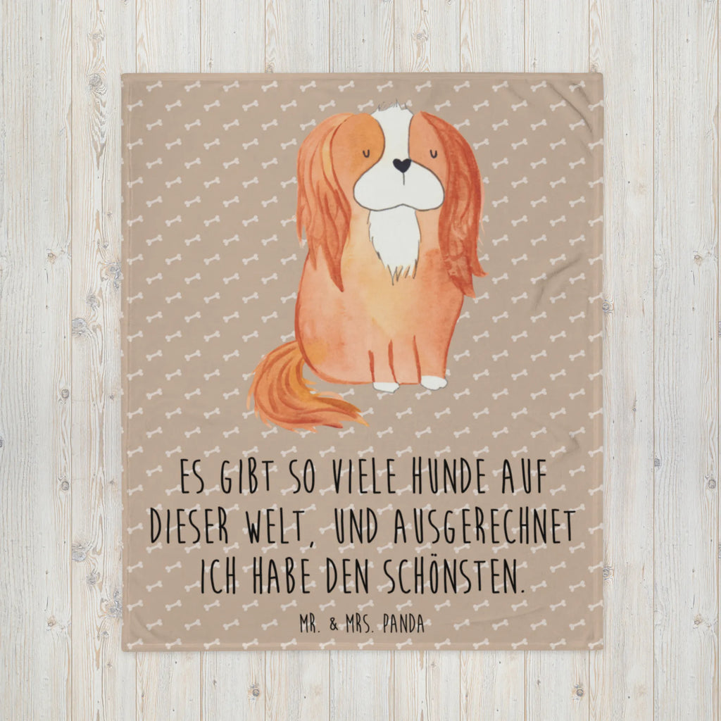 Kuscheldecke Cavalier King Charles Spaniel Sofadecke, Tagesdecke, Decke, Wohndecke, Wolldecke, Hund, Hundemotiv, Haustier, Hunderasse, Tierliebhaber, Hundebesitzer, Sprüche, Spaniel, Cockerspaniel, schönster Hund, Cavalier King Charles Spaniel, Spruch