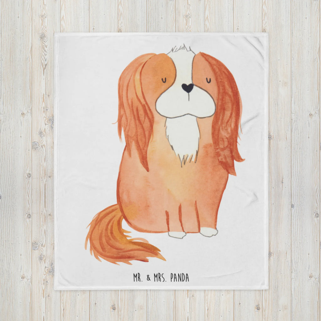 Kuscheldecke Cavalier King Charles Spaniel Sofadecke, Tagesdecke, Decke, Wohndecke, Wolldecke, Hund, Hundemotiv, Haustier, Hunderasse, Tierliebhaber, Hundebesitzer, Sprüche, Spaniel, Cockerspaniel, schönster Hund, Cavalier King Charles Spaniel, Spruch