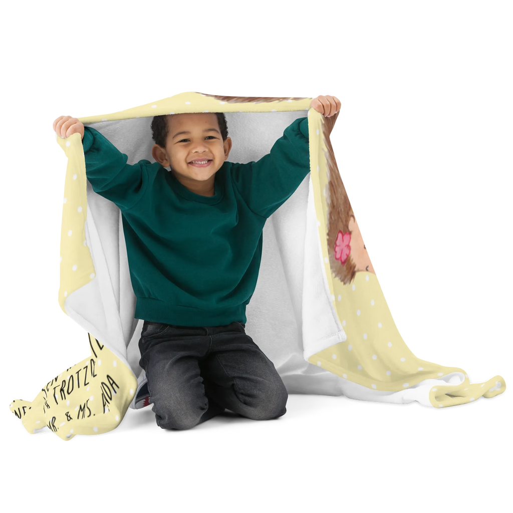 Kuscheldecke Igel Seilhüpfen Sofadecke, Decke, Wolldecke, Wohndecke, Tagesdecke, Tiermotive, Gute Laune, lustige Sprüche, Tiere, Kindergarten, Maus, Igel, Kinder, Seilspringen, Seilhüpfen