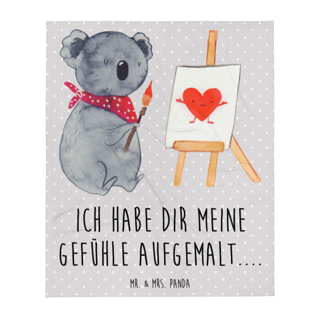 Kuscheldecke Koala Künstler Wolldecke, Sofadecke, Decke, Wohndecke, Tagesdecke, Koala, Koalabär, Künstler, Liebe, zeichnen, Gefühle, Liebensbeweis, Liebesgeschenk