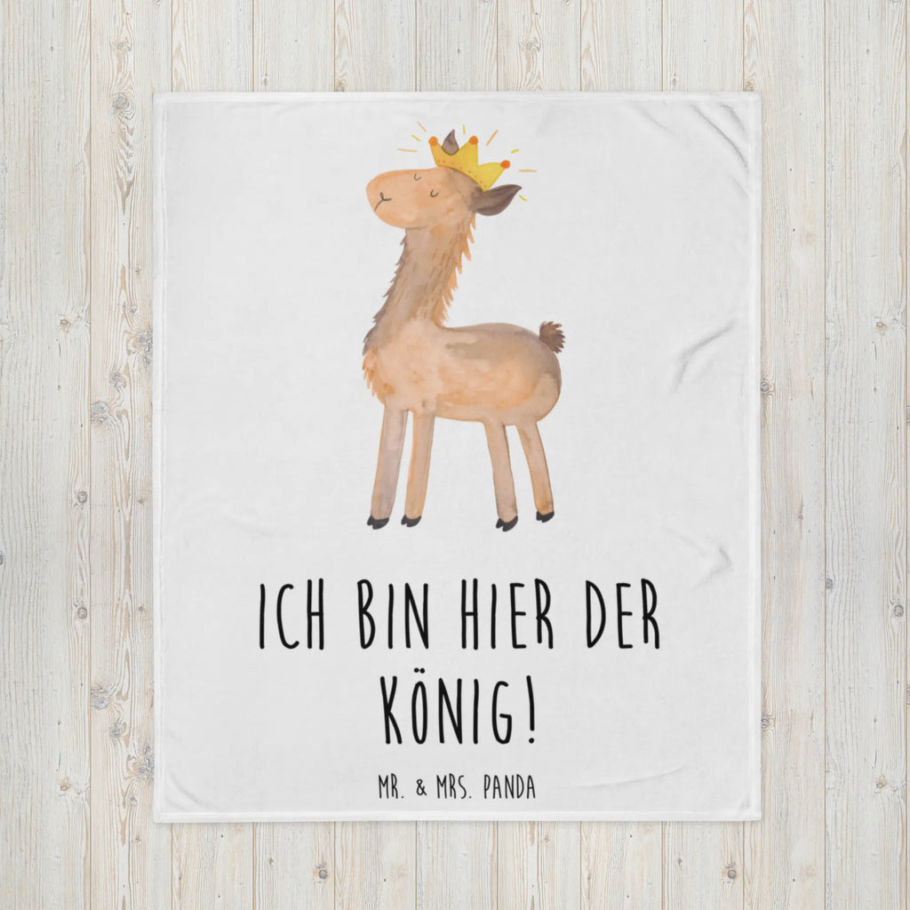 Kuscheldecke Lama König Decke, Wohndecke, Sofadecke, Tagesdecke, Wolldecke, Lama, Alpaka, Mama, Chef, Königin, Lamas, Freundin, Abitur, Abi, König, Vorgesetzter, Büro Kollege, Papa, Kollegin
