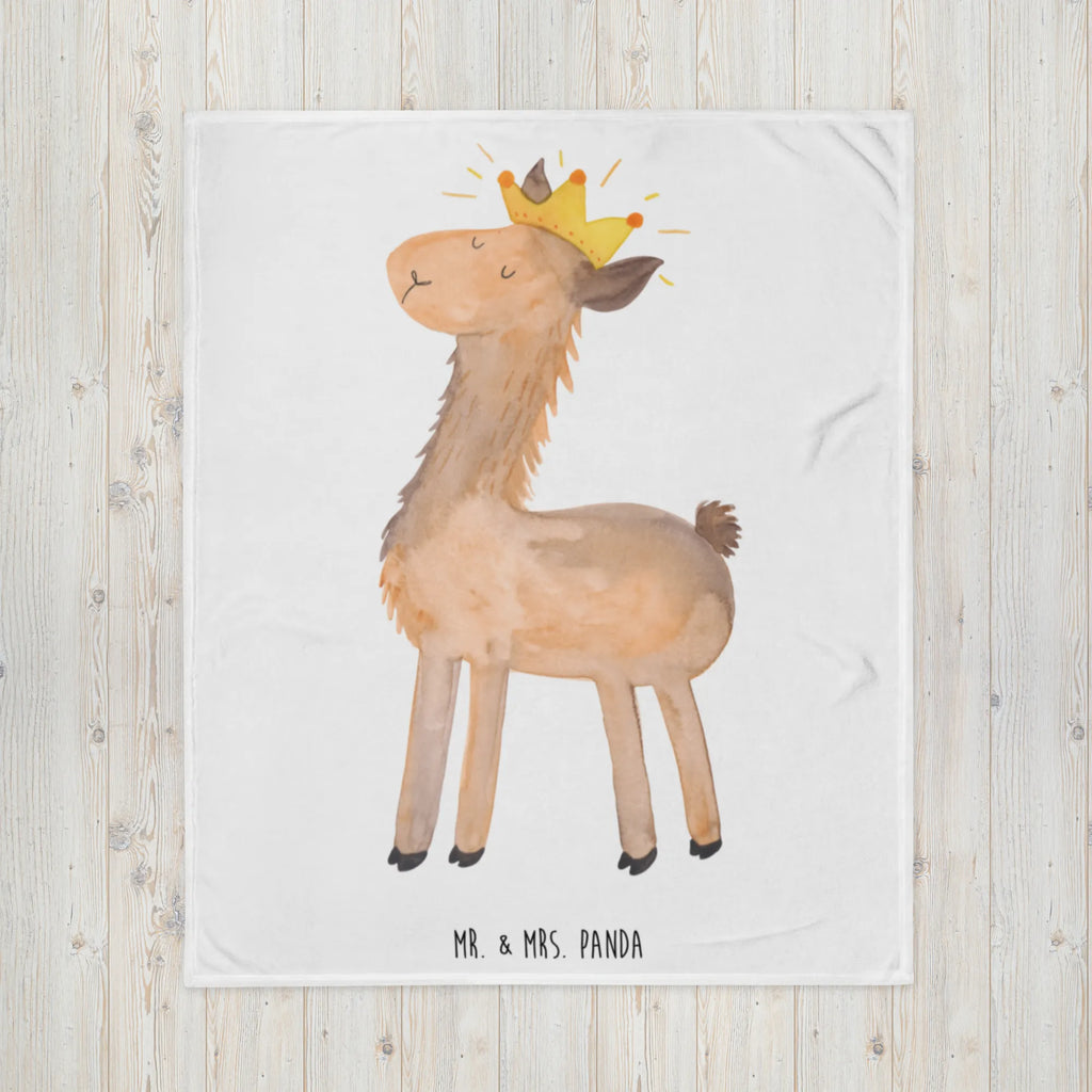 Kuscheldecke Lama König Decke, Wohndecke, Sofadecke, Tagesdecke, Wolldecke, Lama, Alpaka, Mama, Chef, Königin, Lamas, Freundin, Abitur, Abi, König, Vorgesetzter, Büro Kollege, Papa, Kollegin