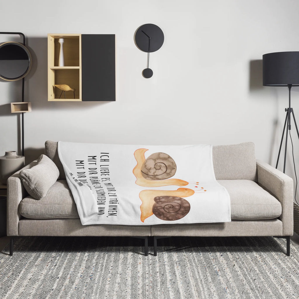 Koc Miłość ślimaków Wolldecke, Tagesdecke, Wohndecke, Sofadecke, Decke, Liebe, Partner, Freund, Freundin, Ehemann, Ehefrau, Heiraten, Verlobung, Heiratsantrag, Liebesgeschenk, Jahrestag, Hocheitstag