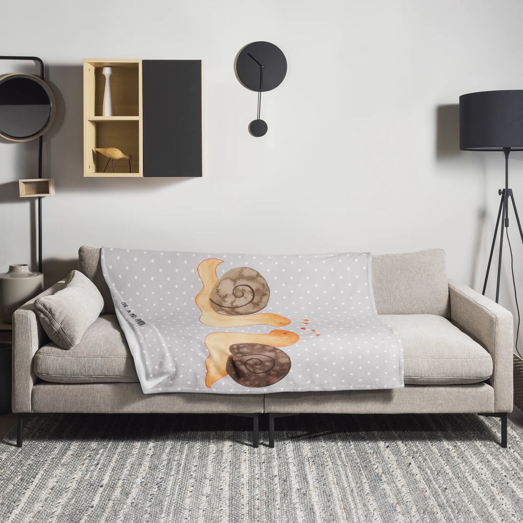 Koc Miłość ślimaków Wolldecke, Tagesdecke, Wohndecke, Sofadecke, Decke, Liebe, Partner, Freund, Freundin, Ehemann, Ehefrau, Heiraten, Verlobung, Heiratsantrag, Liebesgeschenk, Jahrestag, Hocheitstag