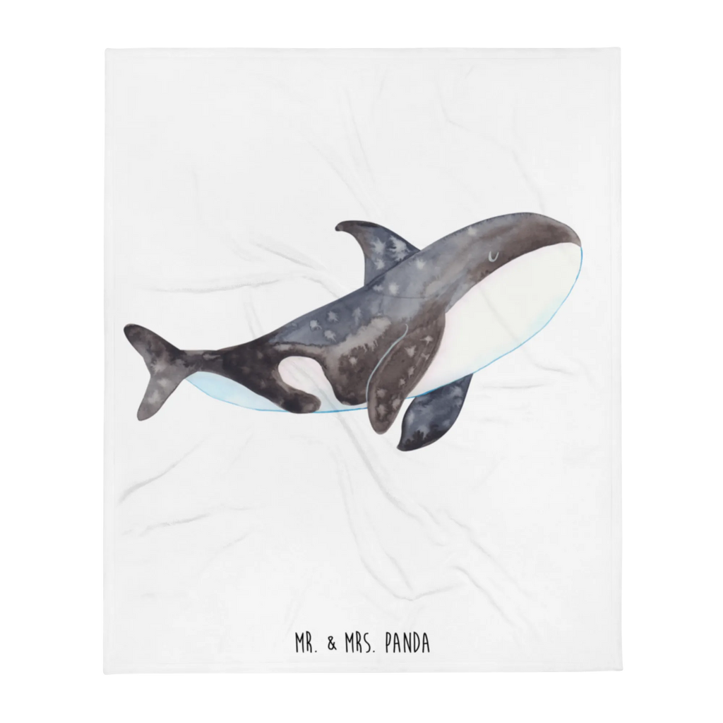 Kuscheldecke Orca Wohndecke, Decke, Sofadecke, Tagesdecke, Wolldecke, Meerestiere, Meer, Urlaub, Startup, Möglichkeiten, Orcas, Killerwal, Neustart, Selbstliebe, Wal, Orca, Motivation, Büro, Arbeit