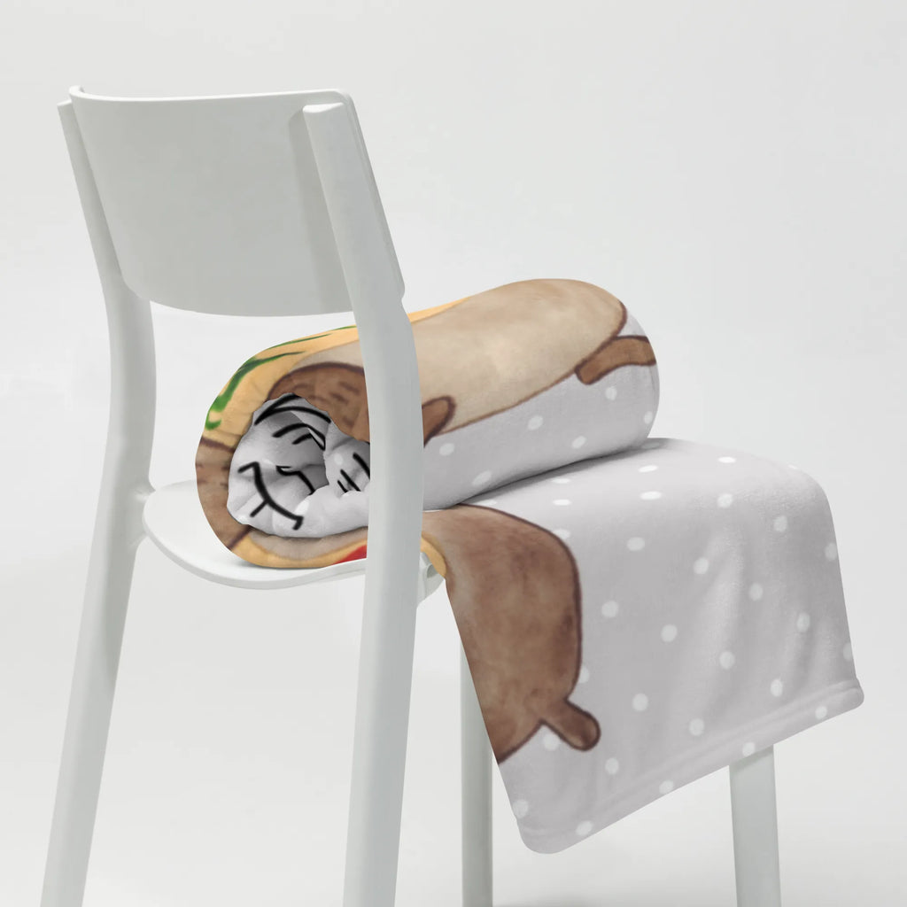 Kuscheldecke Otter Blumenstrauß Tagesdecke, Decke, Sofadecke, Wolldecke, Wohndecke, Otter, Fischotter, Seeotter, Otter Seeotter See Otter