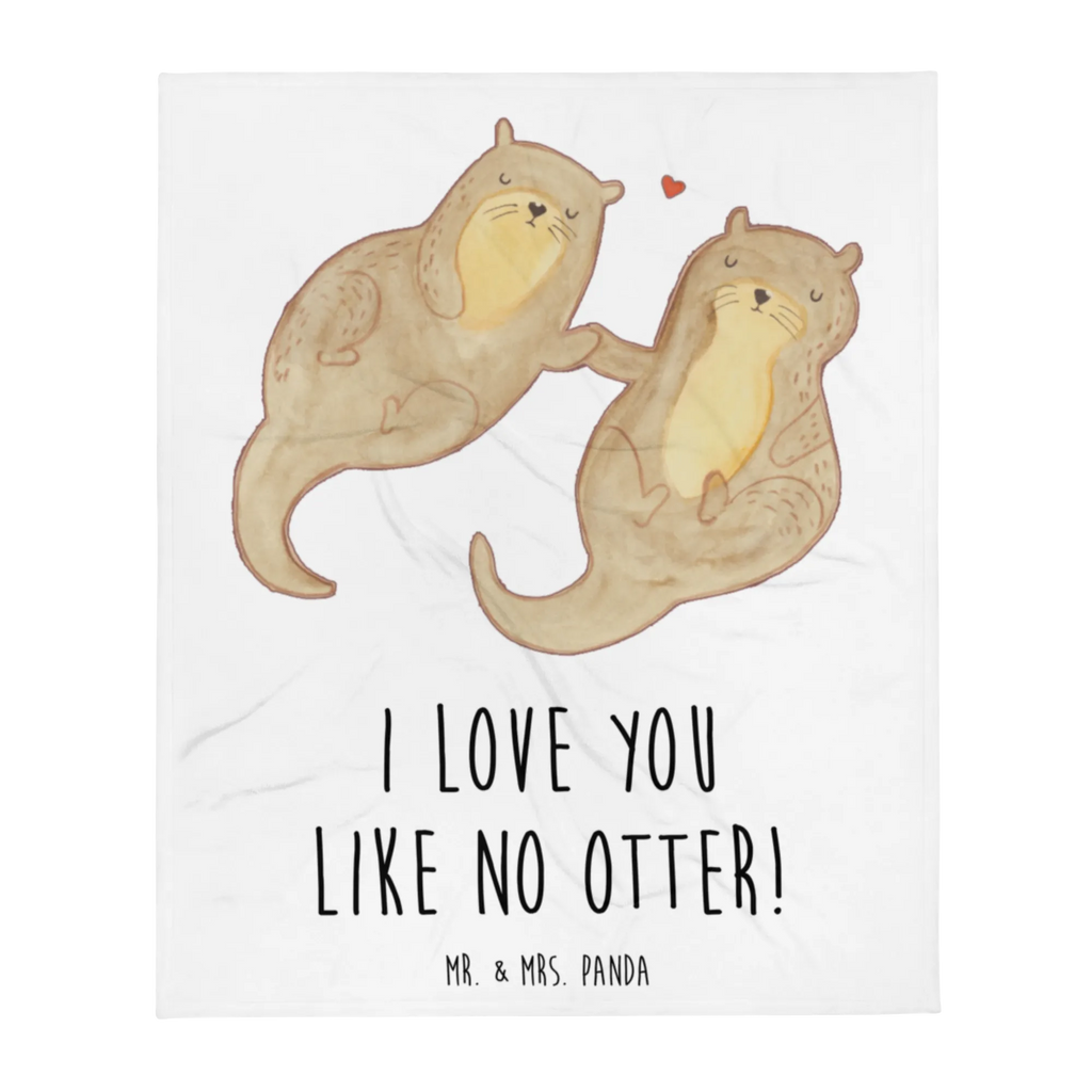 Kuscheldecke Otter Hände halten Tagesdecke, Sofadecke, Decke, Wolldecke, Wohndecke, Otter, Fischotter, Seeotter, Otter Seeotter See Otter