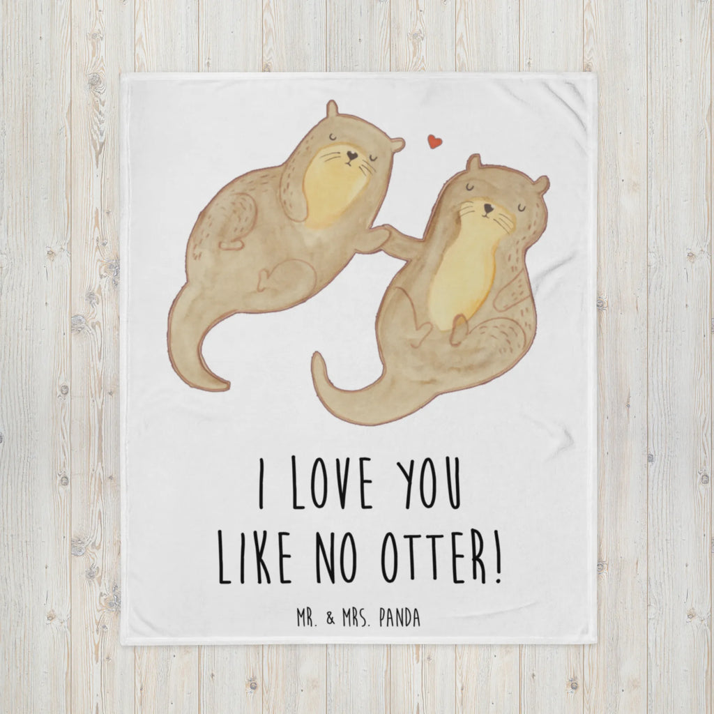 Kuscheldecke Otter Hände halten Tagesdecke, Sofadecke, Decke, Wolldecke, Wohndecke, Otter, Fischotter, Seeotter, Otter Seeotter See Otter