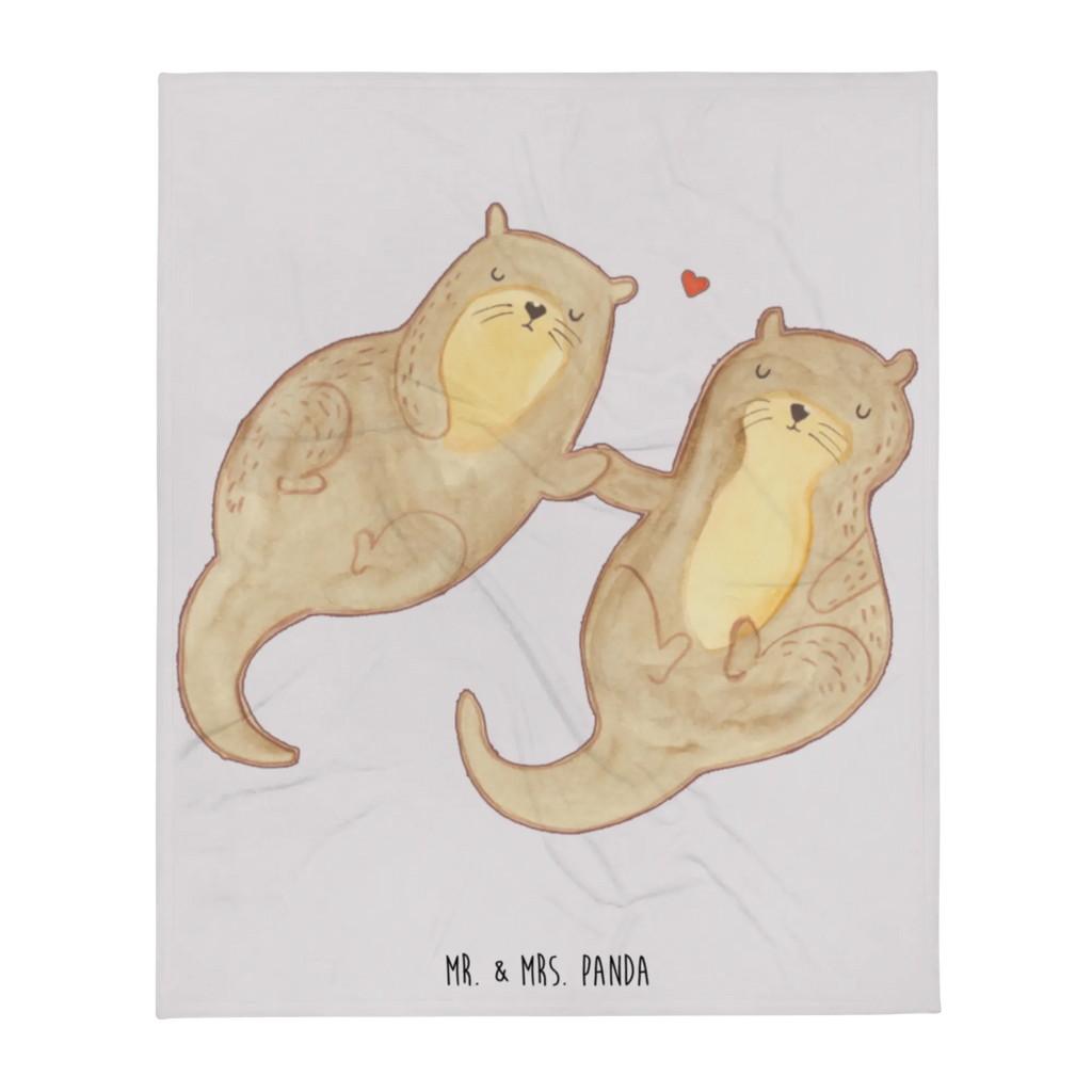 Kuscheldecke Otter Hände halten Tagesdecke, Sofadecke, Decke, Wolldecke, Wohndecke, Otter, Fischotter, Seeotter, Otter Seeotter See Otter