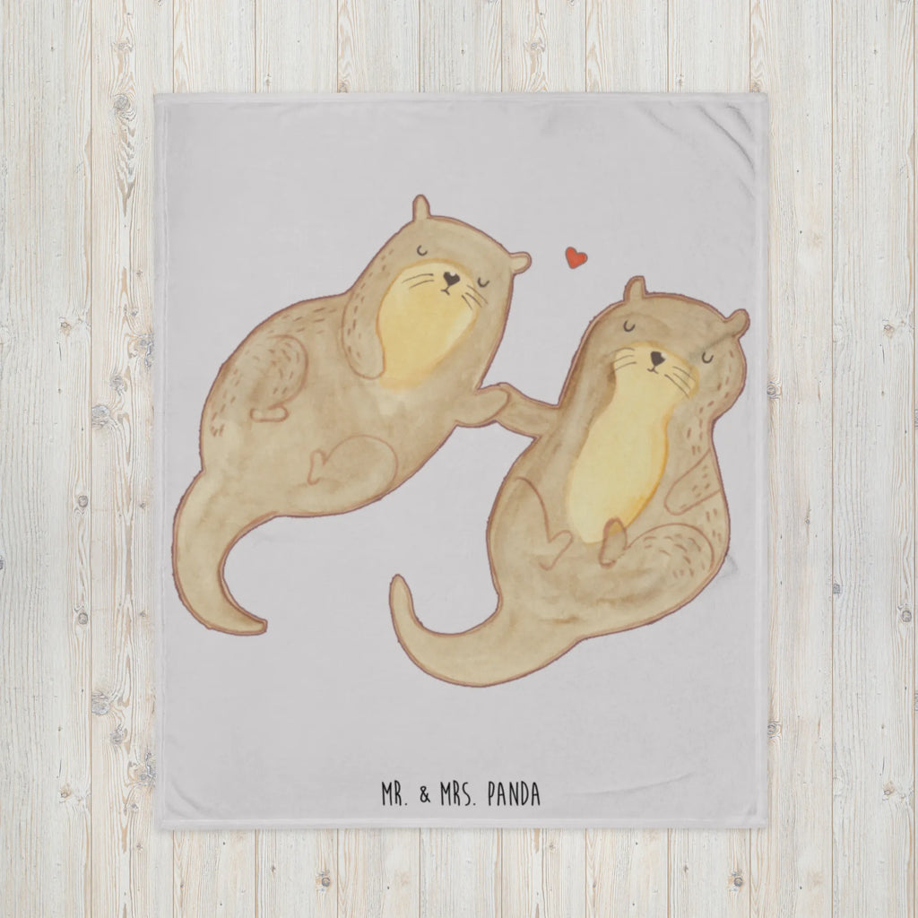 Kuscheldecke Otter Hände halten Tagesdecke, Sofadecke, Decke, Wolldecke, Wohndecke, Otter, Fischotter, Seeotter, Otter Seeotter See Otter