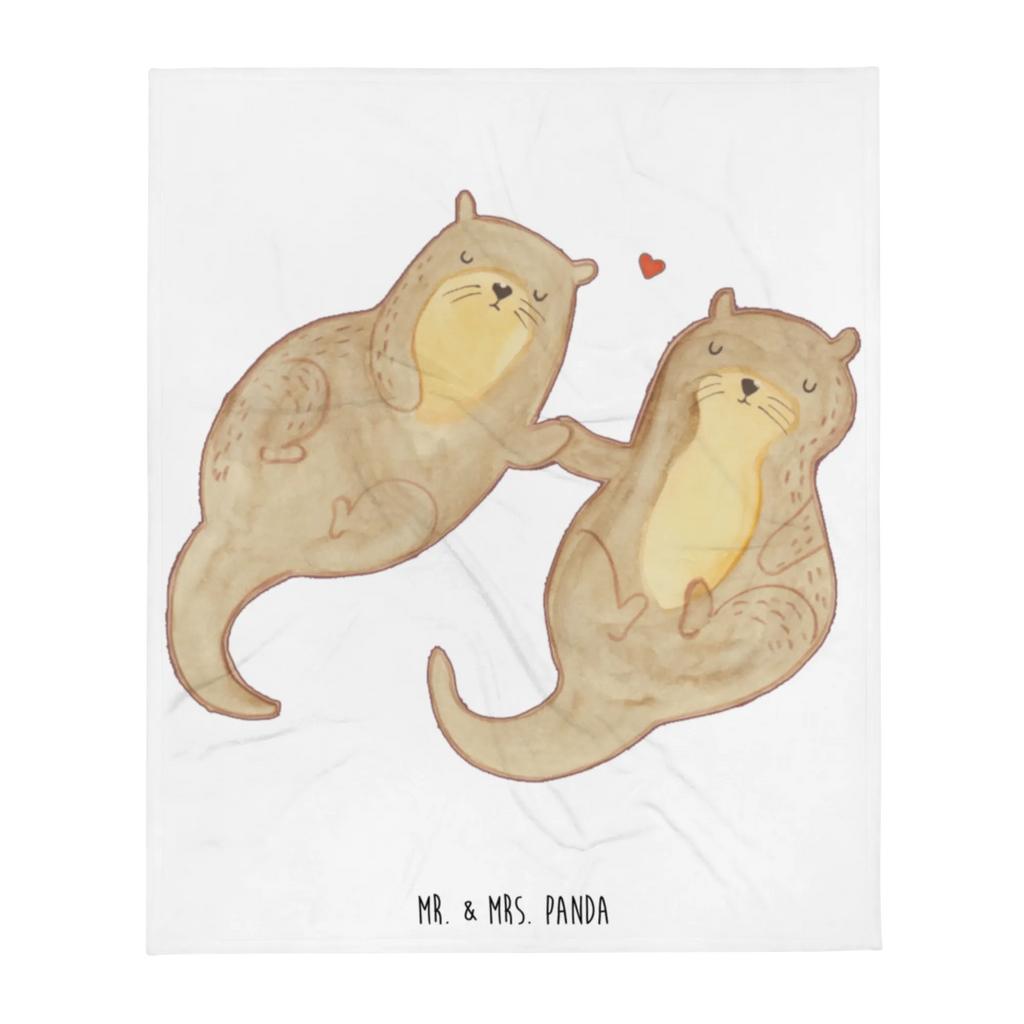 Kuscheldecke Otter Hände halten Tagesdecke, Sofadecke, Decke, Wolldecke, Wohndecke, Otter, Fischotter, Seeotter, Otter Seeotter See Otter