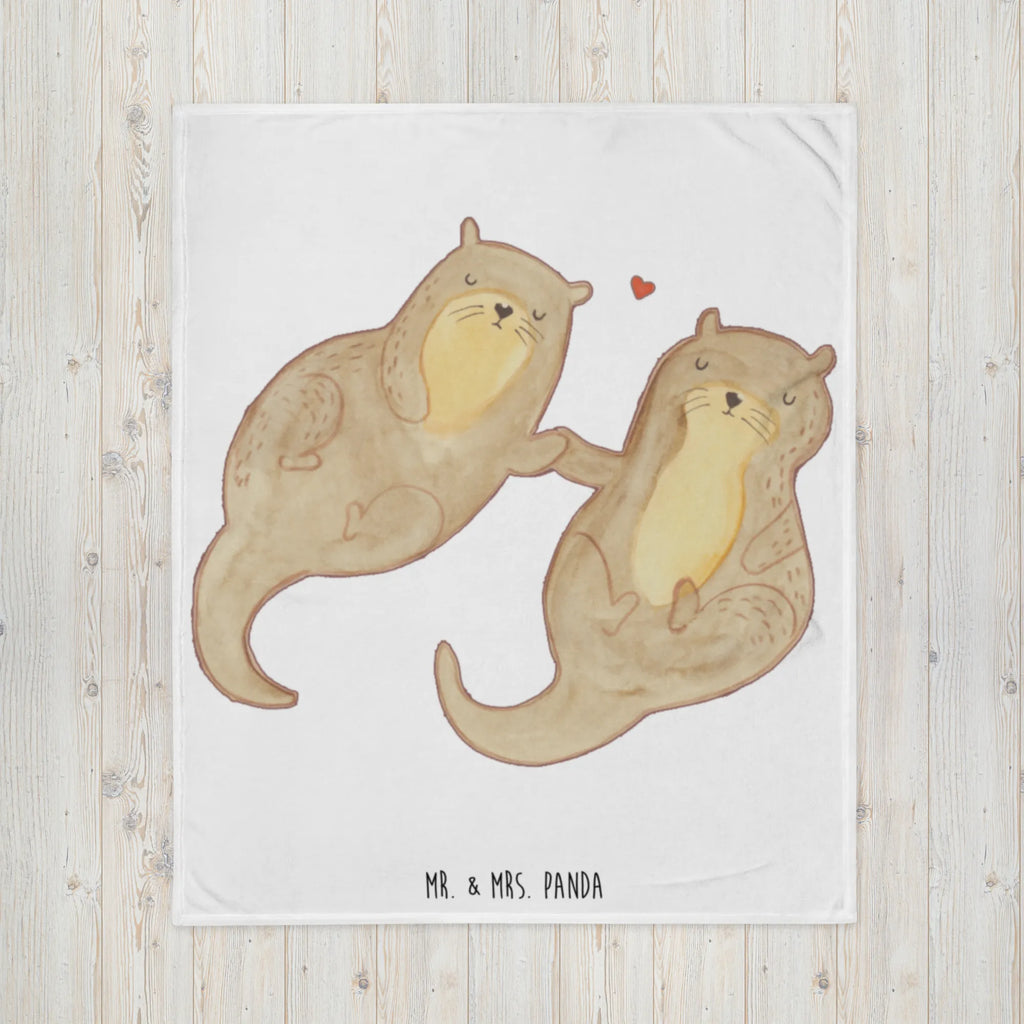 Kuscheldecke Otter Hände halten Tagesdecke, Sofadecke, Decke, Wolldecke, Wohndecke, Otter, Fischotter, Seeotter, Otter Seeotter See Otter