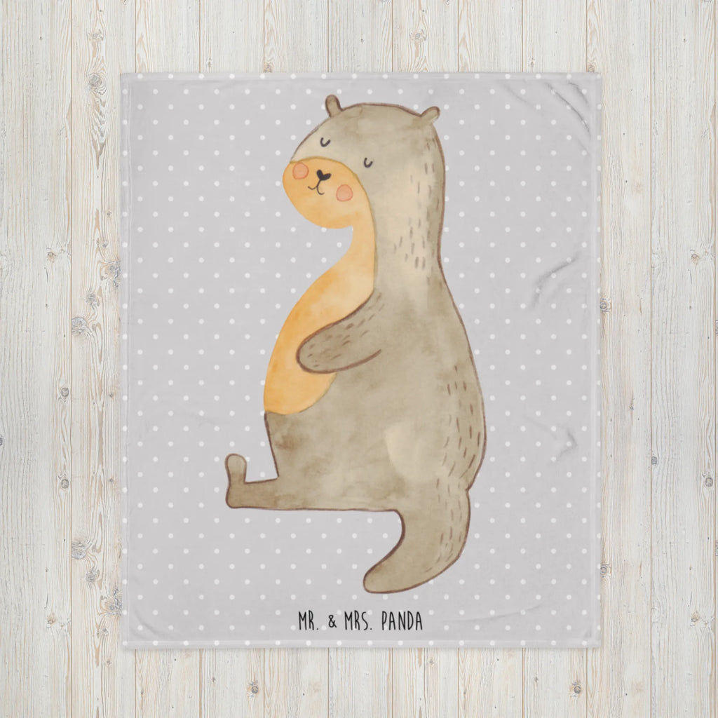 Koc wydra brzuch Decke, Wolldecke, Sofadecke, Tagesdecke, Wohndecke, Otter, Fischotter, Seeotter, Otter Seeotter See Otter