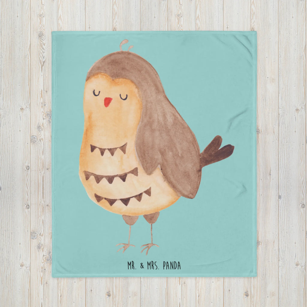 Koc sowa zadowolona Sofadecke, Tagesdecke, Decke, Wolldecke, Wohndecke, Eule, Geschenk Hochzeitstag, Spruch schön, Romantisch, Liebe Spruch, Eule deko, Eule Spruch, Wortspiel lustig, Owl