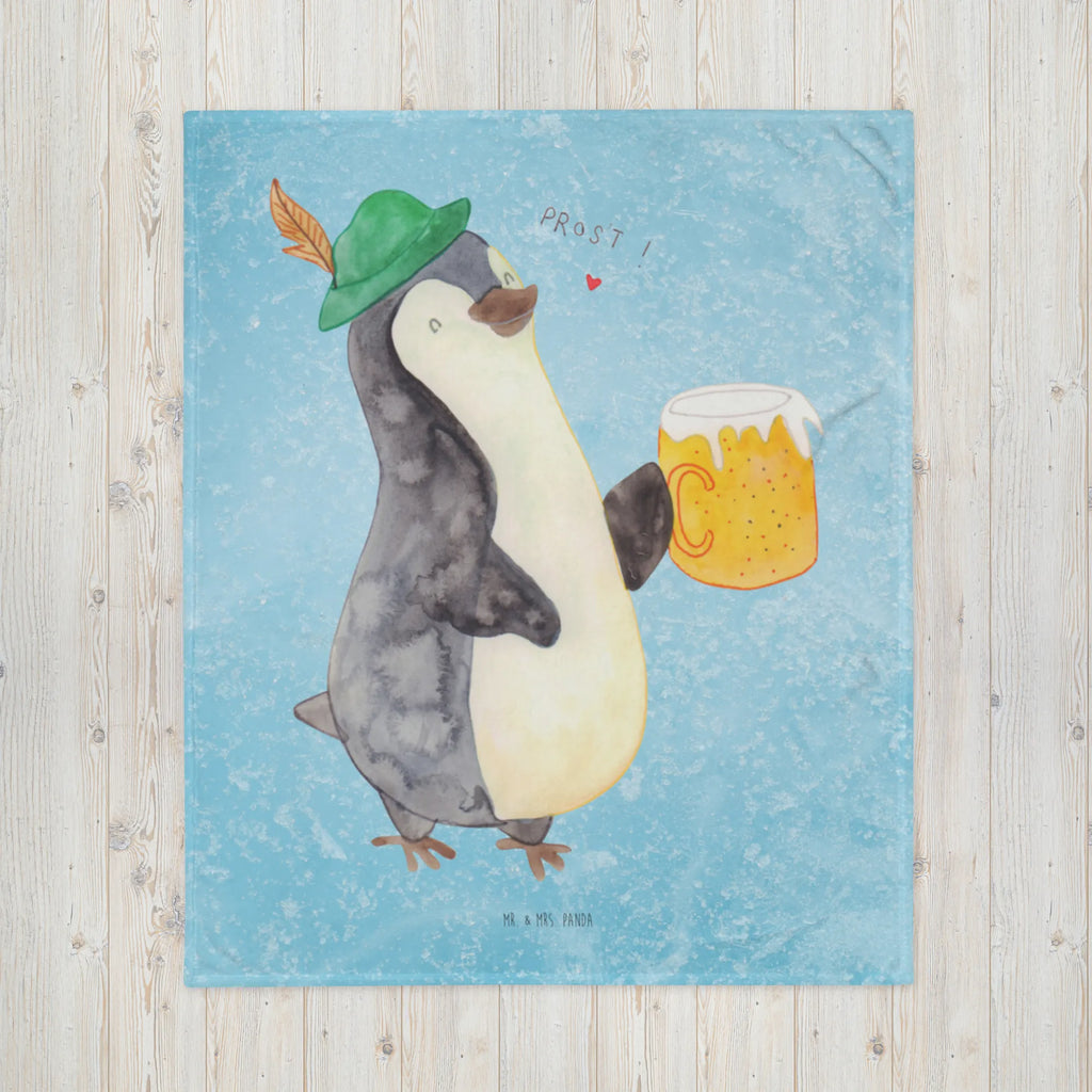 Kuscheldecke Pinguin Bier Sofadecke, Wohndecke, Tagesdecke, Wolldecke, Decke, Pinguin, Pinguine, Bier, Oktoberfest