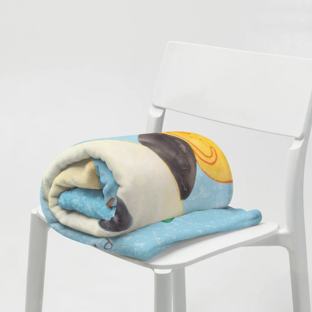 Kuscheldecke Pinguin Bier Sofadecke, Wohndecke, Tagesdecke, Wolldecke, Decke, Pinguin, Pinguine, Bier, Oktoberfest