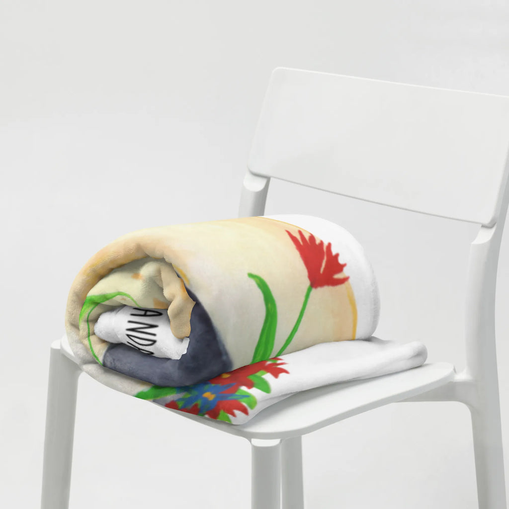 Kuscheldecke Pinguin Blumen Wolldecke, Sofadecke, Tagesdecke, Decke, Wohndecke, Pinguin, Motivation, Pinguine, Leben, Lebensziele, Liebeskummer, Geschenkidee, Wünsche, Blumenkranz, Lebenslust, Ziele, Universum
