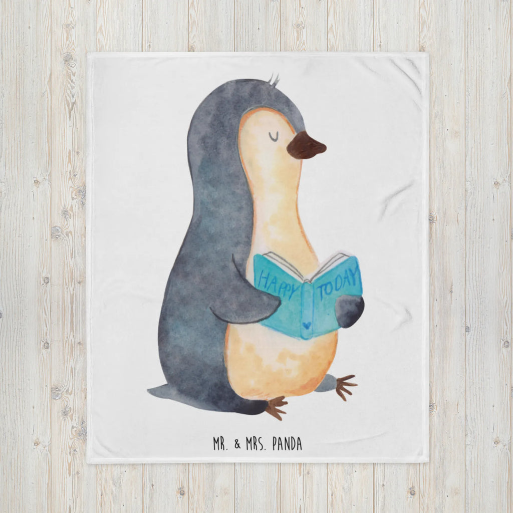 Koc pingwin książka Wohndecke, Decke, Tagesdecke, Wolldecke, Sofadecke, Pinguin, Pinguine, Nichtstun, Faulenzen, Buch, Bücherwurm, Lesen, Ferien, Urlaub, Freizeit