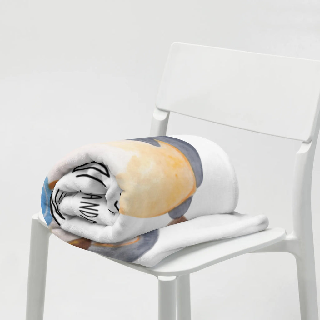 Kuscheldecke Pinguin Lolli Decke, Sofadecke, Tagesdecke, Wolldecke, Wohndecke, Pinguin, Pinguine, Rabauke, Spruch, Gauner, Süßigkeiten, Blödsinn, Ganove, Rebell, Lolli