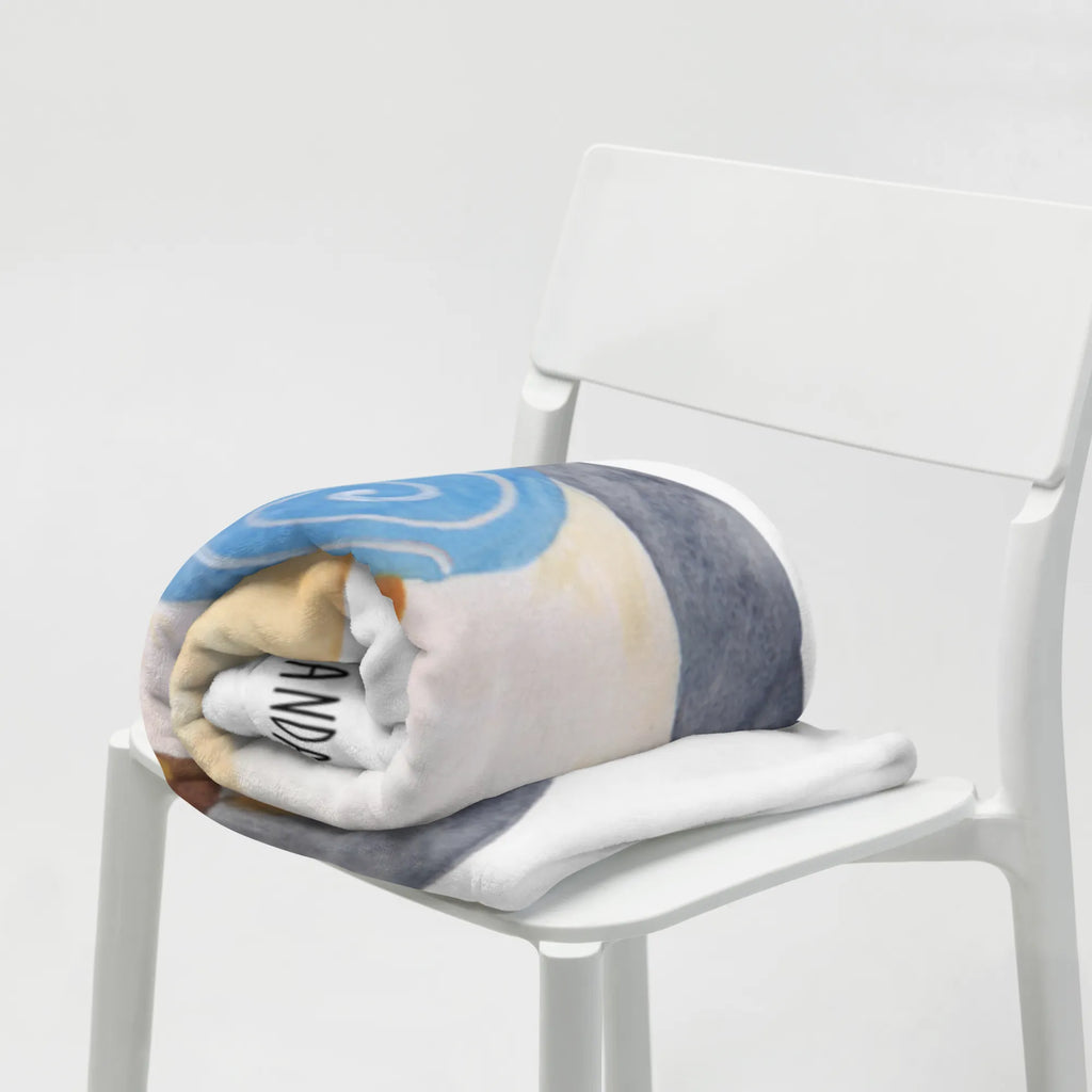 Kuscheldecke Pinguin Lolli Decke, Sofadecke, Tagesdecke, Wolldecke, Wohndecke, Pinguin, Pinguine, Rabauke, Spruch, Gauner, Süßigkeiten, Blödsinn, Ganove, Rebell, Lolli