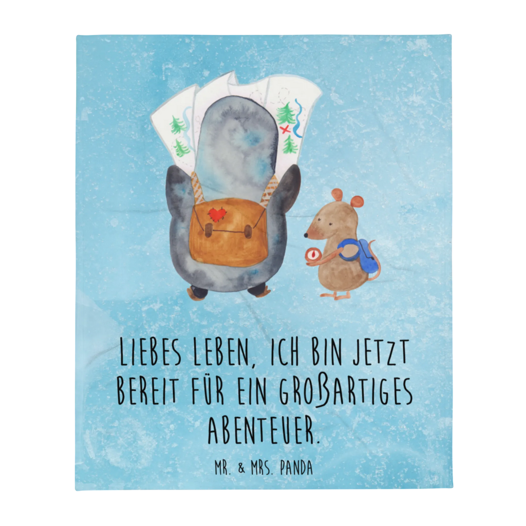 Kuscheldecke Pinguin & Maus Wanderer Entspannen, Mikrofaser Decke, Tagesdecke, Dekoration, Gemütlich, Kuschelfleecedecke, Decke, Wohnzimmerdecke, Weihnachtsgeschenk, Wohndecke, Fleecedecke, Schmusedecke, Jahrestagsgeschenk, Wolldecke, Kinderdecke, Sofadecke, Kuscheldecke XXL, Dekodecke, Pinguin, Wandern, Wanderlust, Ausflug, Abenteurer, Roadtrip, Pinguine, Abenteuer