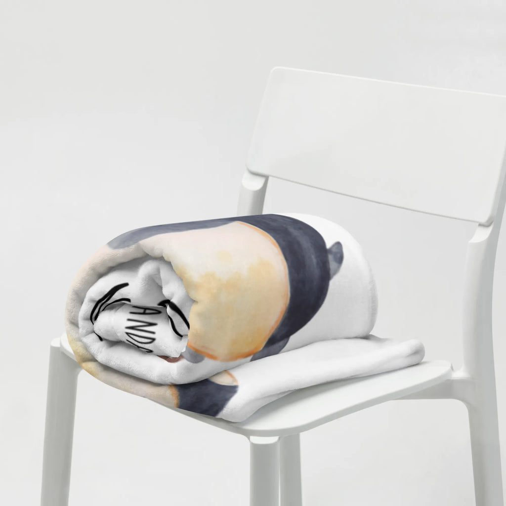 Koc Pingwin biedronka Wolldecke, Sofadecke, Decke, Wohndecke, Tagesdecke, Pinguin, Marienkäfer, Liebe, Lebensfreude, Glück, Freude, Pinguine, Wunder