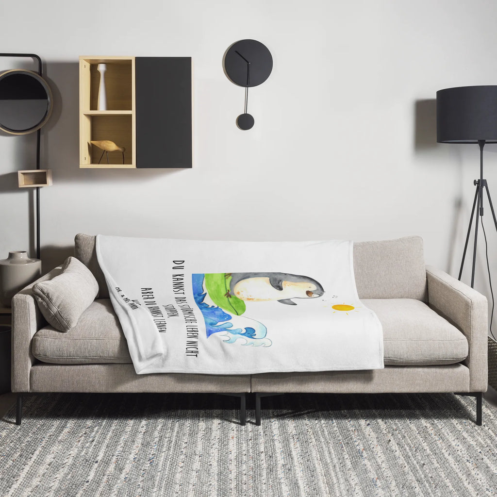 Kuscheldecke Pinguin Surfer Weihnachtsgeschenk, Entspannen, Kuschelfleecedecke, Gemütlich, Jahrestagsgeschenk, Wohnzimmerdecke, Mikrofaser Decke, Wolldecke, Fleecedecke, Dekodecke, Wohndecke, Kinderdecke, Dekoration, Schmusedecke, Sofadecke, Decke, Tagesdecke, Kuscheldecke XXL, Pinguin, Pinguine, Wellen Reiten, Urlaub, Portugal, Surfen, Hawaii, Wellen, Surfer