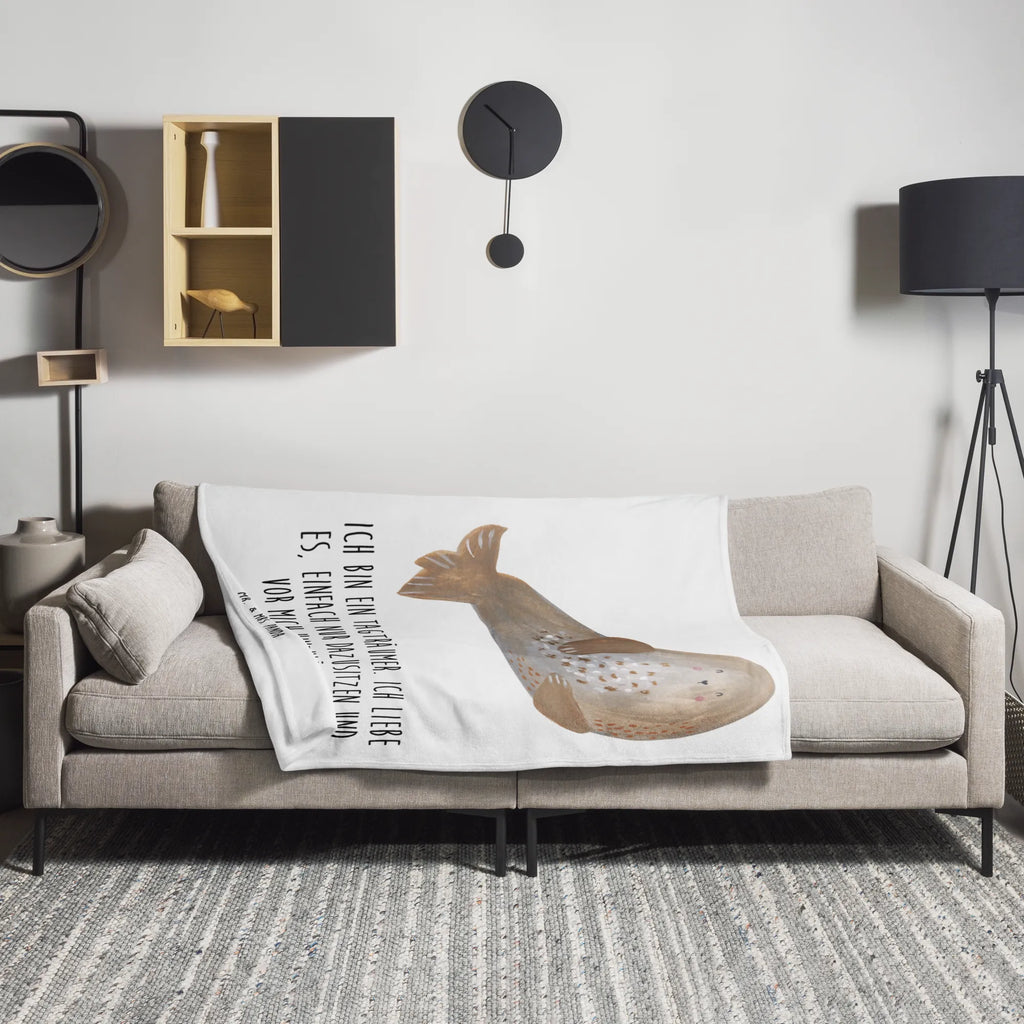 Kuscheldecke Robbe lachend Sofadecke, Tagesdecke, Fleecedecke, Gemütlich, Dekoration, Mikrofaser Decke, Schmusedecke, Decke, Weihnachtsgeschenk, Entspannen, Kinderdecke, Dekodecke, Wohndecke, Kuscheldecke XXL, Jahrestagsgeschenk, Wohnzimmerdecke, Kuschelfleecedecke, Wolldecke, Tiere, Tiermotive, Gute Laune, Lustige Sprüche, Ostsee, Seehund, Robbe, Strand, Meerestier, Nordsee, Robben