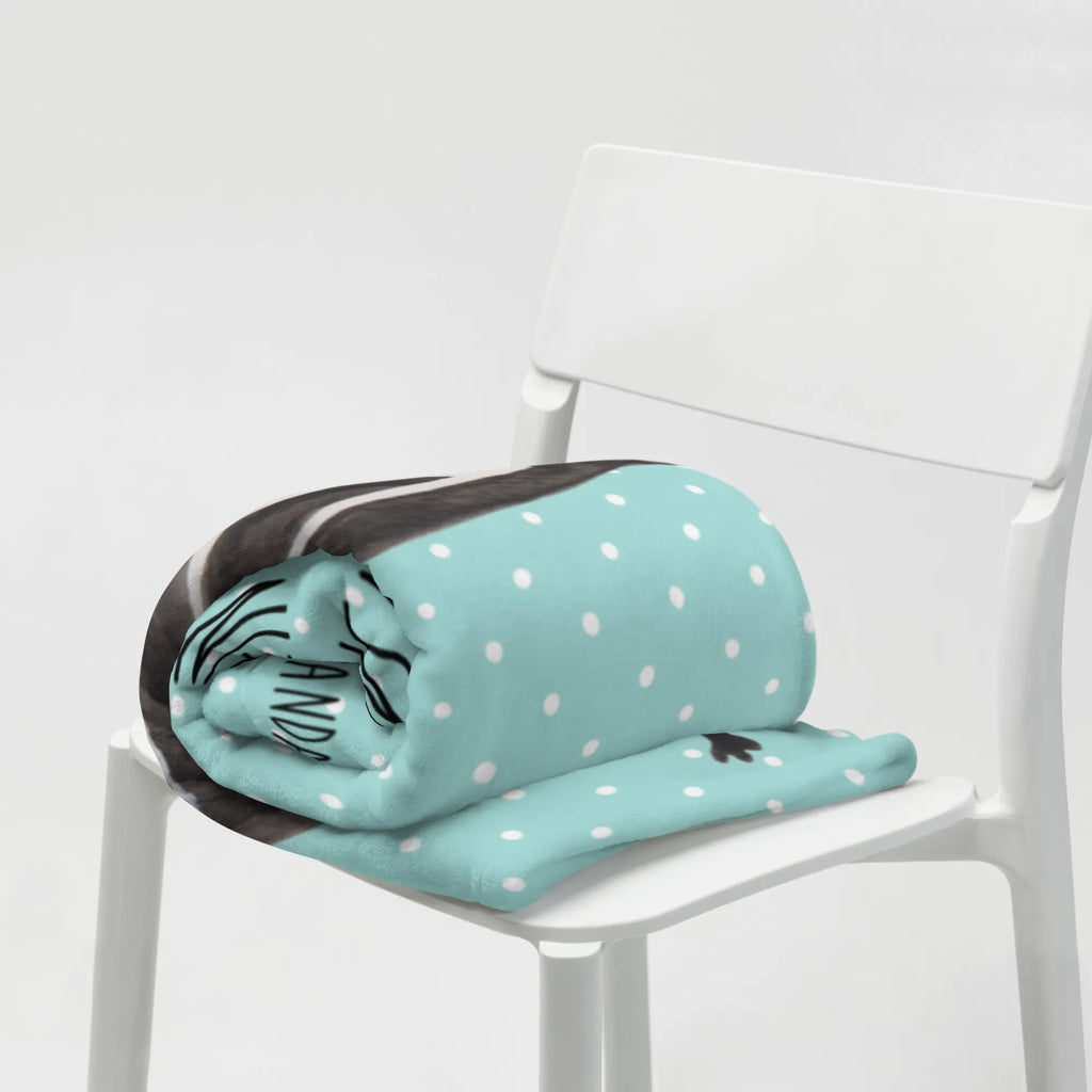 Kuscheldecke Stinktier Ball Tagesdecke, Wolldecke, Decke, Sofadecke, Wohndecke, Stinktier, Skunk, Weisheit, verspielt, Stinki, Stinker, Raubtier, Wildtier