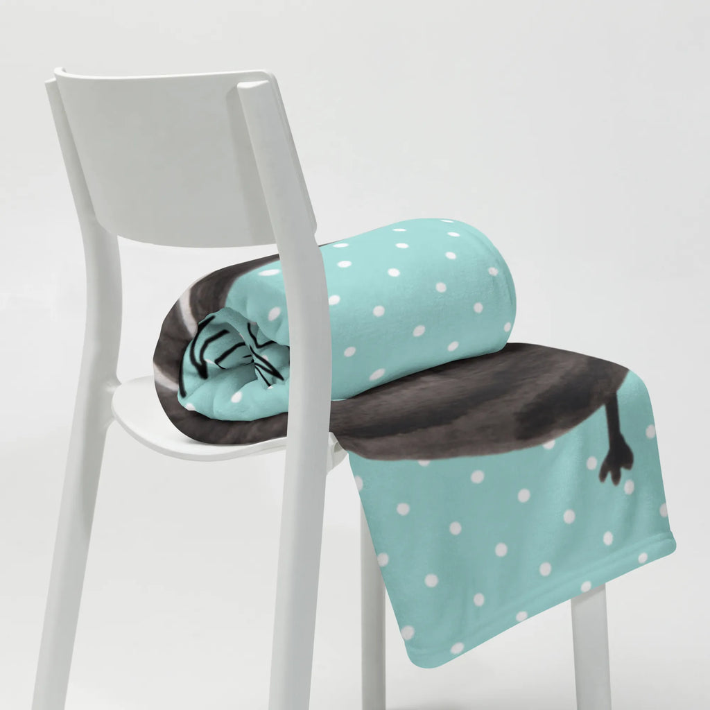 Kuscheldecke Stinktier Ball Tagesdecke, Wolldecke, Decke, Sofadecke, Wohndecke, Stinktier, Skunk, Weisheit, verspielt, Stinki, Stinker, Raubtier, Wildtier