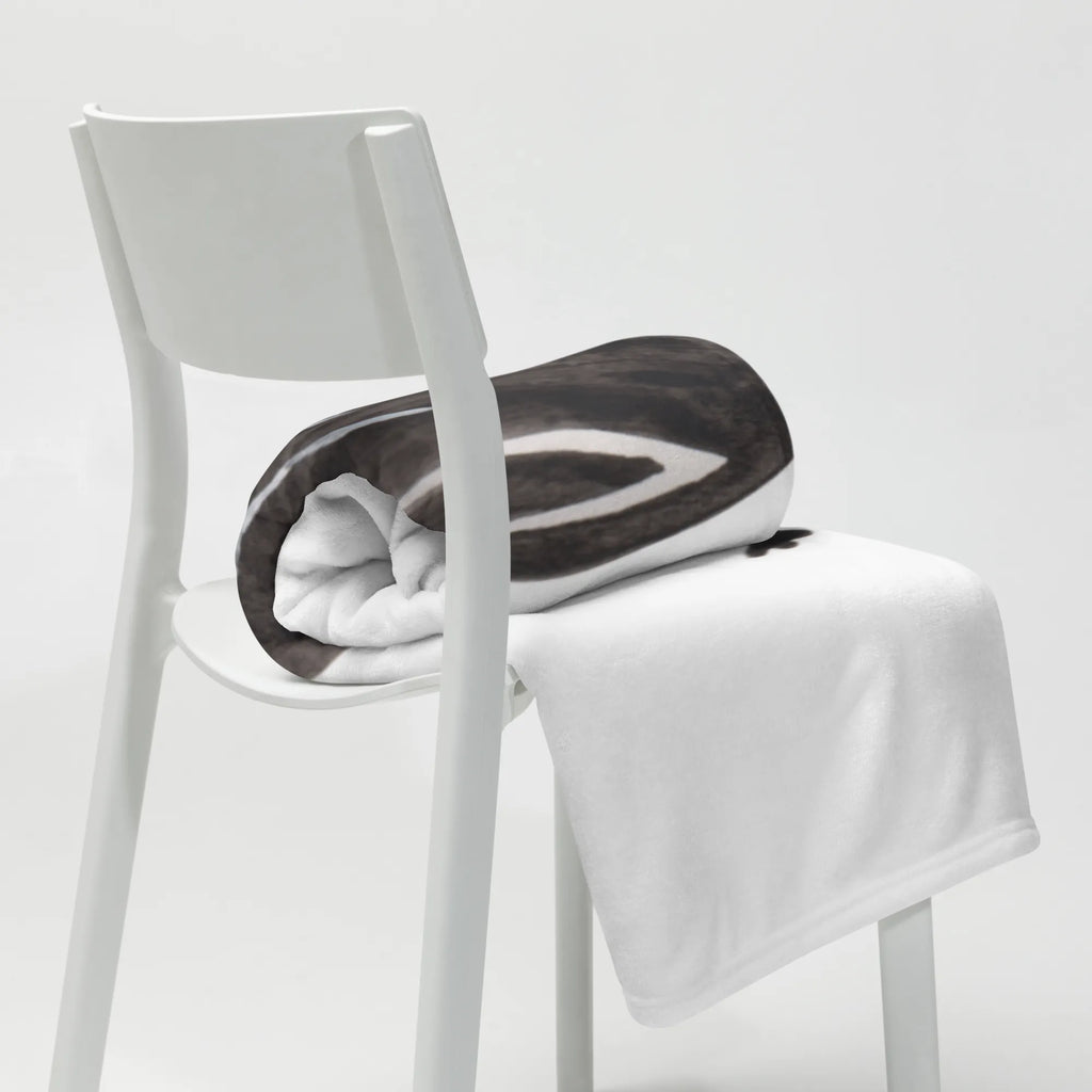 Kuscheldecke Stinktier Ball Tagesdecke, Wolldecke, Decke, Sofadecke, Wohndecke, Stinktier, Skunk, Weisheit, verspielt, Stinki, Stinker, Raubtier, Wildtier