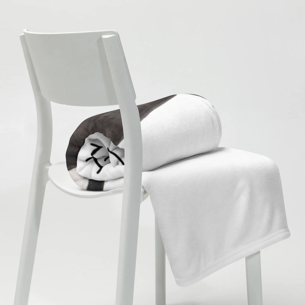 Kuscheldecke Stinktier Yoga Tagesdecke, Wohndecke, Wolldecke, Sofadecke, Decke, Stinktier, Skunk, Raubtier, Stinker, Liebe, Lache, Lebe, Yoga, Stinki, Namaste, Wildtier