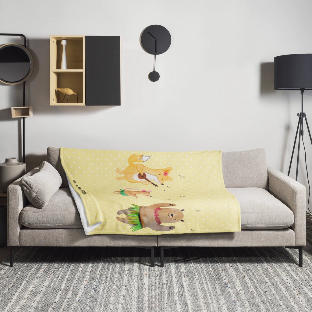 Kuscheldecke Waldtiere Aloha Kinderdecke, Fleecedecke, Decke, Entspannen, Wolldecke, Wohndecke, Kuschelfleecedecke, Dekodecke, Sofadecke, Jahrestagsgeschenk, Mikrofaser Decke, Gemütlich, Kuscheldecke XXL, Weihnachtsgeschenk, Wohnzimmerdecke, Dekoration, Schmusedecke, Tagesdecke, Lustige Sprüche, Tiere, Tiermotive, Gute Laune, Aloha, Wald, Leben, Tanzen, Igel, Waldtiere, Bär, Hase, Musik, Lachen