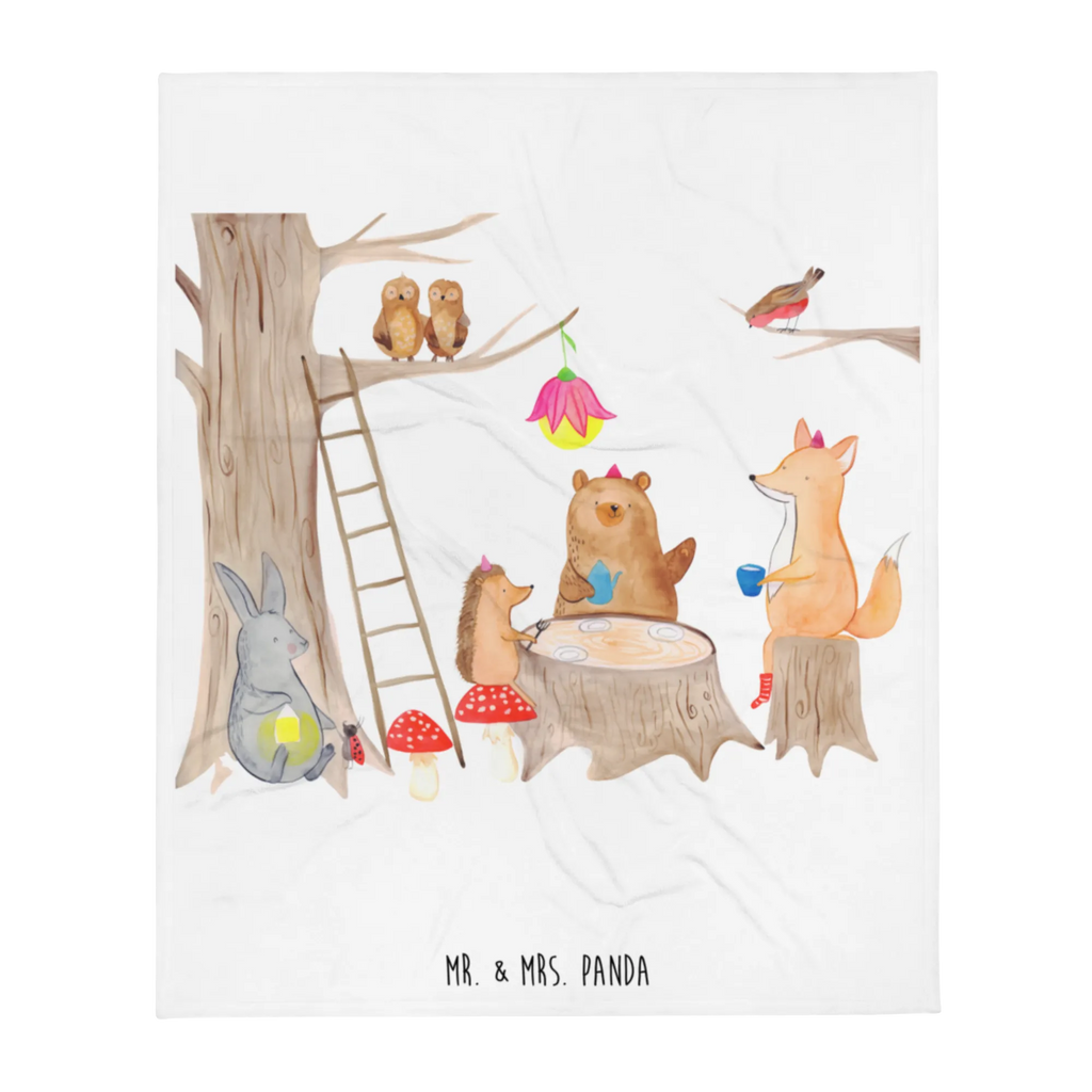 Blanket forest animals picnic warm blanket, Sherpa blanket, sofa throw, throw blanket, snuggle blanket, plush blanket, fleece blanket, cozy blanket, small animals, cute, funny, cute animal motives, hand drawn, small world, funny sayings, good mood, happy, gifts, gift ideas, special gifts, animal lover, card, squirrel, mouse, fox, forest animals, forest, hare, picnic, hedgehog