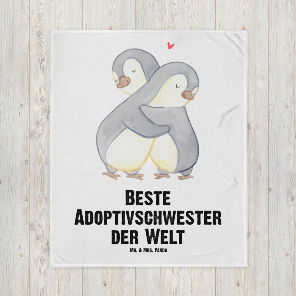 Blanket penguin Best adoptive sister in the world Wolldecke, Tagesdecke, Sofadecke, Wohndecke, Decke, für, Dankeschön, Geschenk, Schenken, Geburtstag, Geburtstagsgeschenk, Geschenkidee, Danke, Bedanken, Mitbringsel, Freude machen, Geschenktipp, Geschwister, Familie, Sister, Adoptiv, Kleinigkeit, Beste, Schwester, Adoptivschwester, Tochter, Schwesterherz, adoptiert