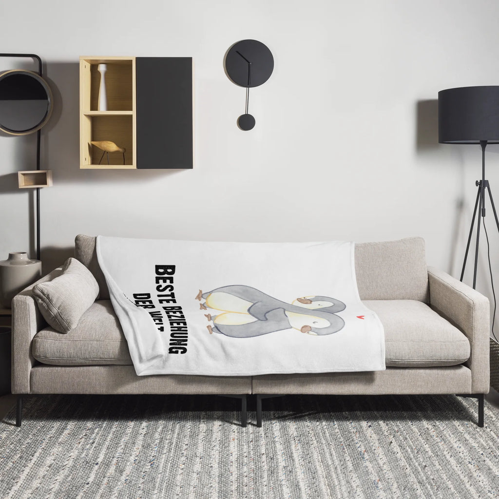 Kuscheldecke Pinguin Beste Beziehung der Welt Wolldecke, Sofadecke, Decke, Tagesdecke, Wohndecke, für, Dankeschön, Geschenk, Schenken, Geburtstag, Geburtstagsgeschenk, Geschenkidee, Danke, Bedanken, Mitbringsel, Freude machen, Geschenktipp, Liebesgeschenk, Verlieb, Miteinander gehen, Beziehung, Liebe, Zusammen sein