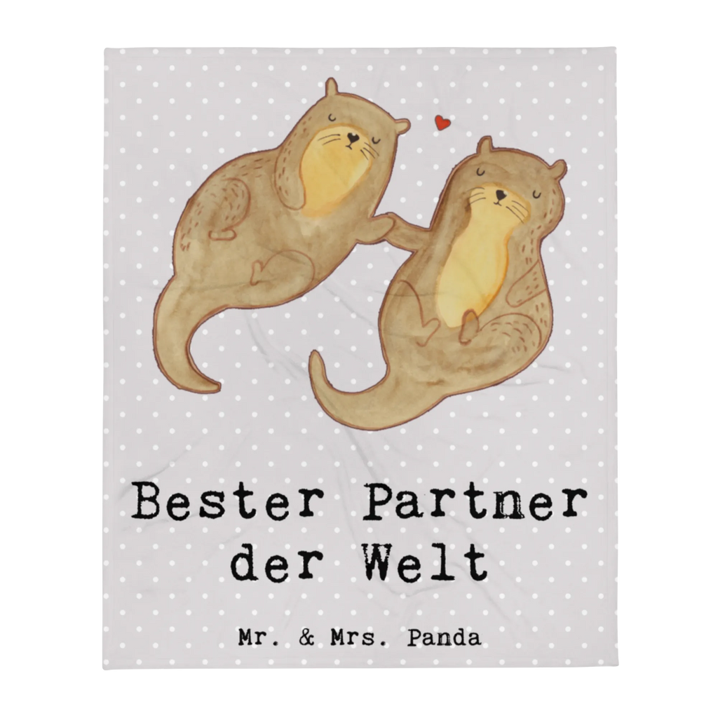 Blanket otter Best partner in the world Decke, Sofadecke, Wolldecke, Wohndecke, Tagesdecke, für, Dankeschön, Geschenk, Schenken, Geburtstag, Geburtstagsgeschenk, Geschenkidee, Danke, Bedanken, Mitbringsel, Freude machen, Geschenktipp, Ehepartner, Partner, Lebensgefährte, Mann, Ehemann. Freundin, Paar, Freund, Liebe, Frau, Ehefrau