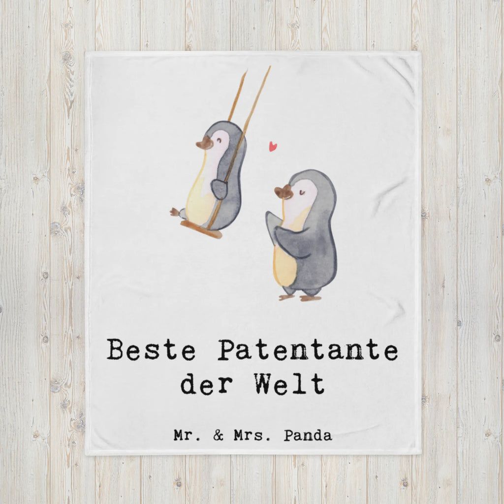 Kuscheldecke Pinguin Beste Patentante der Welt Tagesdecke, Decke, Wolldecke, Wohndecke, Sofadecke, für, Dankeschön, Geschenk, Schenken, Geburtstag, Geburtstagsgeschenk, Geschenkidee, Danke, Bedanken, Mitbringsel, Freude machen, Geschenktipp, Nichte, Patentante, Familie, Taufpartner, Kleinigkeit, Paten Tante, Taufe, Lieblingstante, Neffe