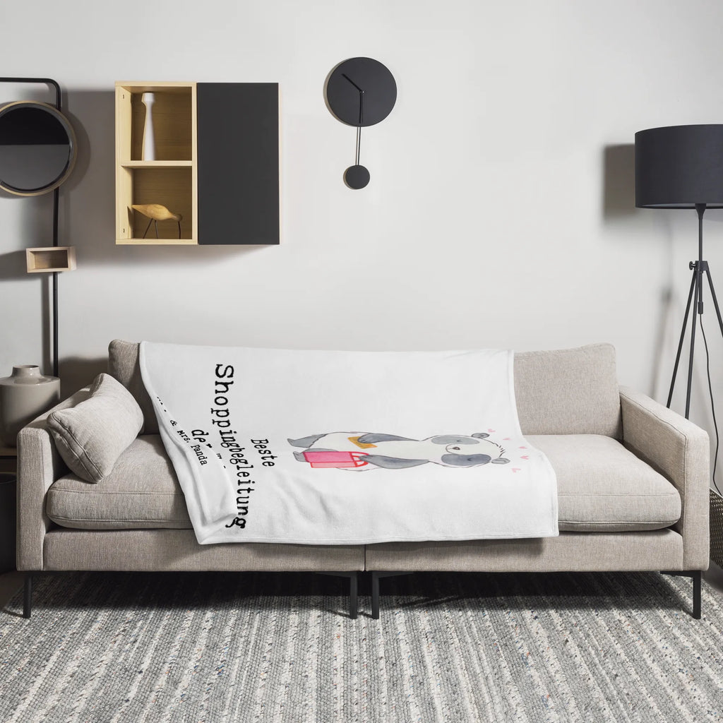 Kuscheldecke Panda Beste Shoppingbegleitung der Welt Tagesdecke, Wolldecke, Sofadecke, Wohndecke, Decke, für, Dankeschön, Geschenk, Schenken, Geburtstag, Geburtstagsgeschenk, Geschenkidee, Danke, Bedanken, Mitbringsel, Freude machen, Geschenktipp, Partner, bff, Einkaufen, Shoppingpartner, Freund, Shopping, Begleitung, Bester, Queen, Shopping-Queen, Shoppen, Freundin, Shoppingbegleitung