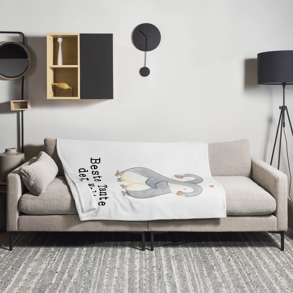 Kuscheldecke Pinguin Beste Tante der Welt Wolldecke, Sofadecke, Decke, Tagesdecke, Wohndecke, für, Dankeschön, Geschenk, Schenken, Geburtstag, Geburtstagsgeschenk, Geschenkidee, Danke, Bedanken, Mitbringsel, Freude machen, Geschenktipp, Paten Tante, Patentante, Lieblingstante, Nichte, Neffe, Taufe, Kleinigkeit, Tante, Familie, Taufpartner
