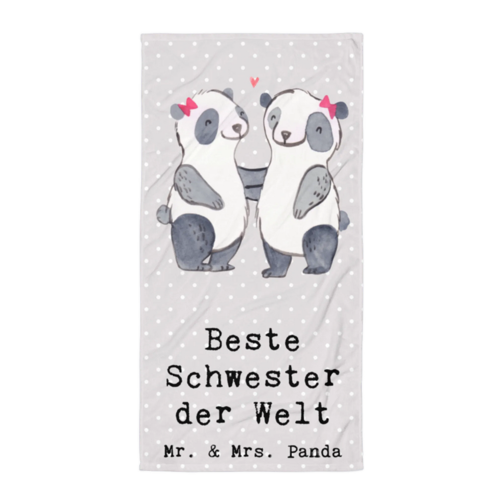 XL bath towel panda best sister in the world XL bath towel, luxury bath sheet, spa towel, oversized towel, large beach towel, extra large swim towel, for, thank you, gift, giving, birthday, birthday present, gift idea, souvenir, make you happy, gift tip, Sisters, Sister, Best, Trifle, Daughter, Children, Gift, Family, Siblings, Love