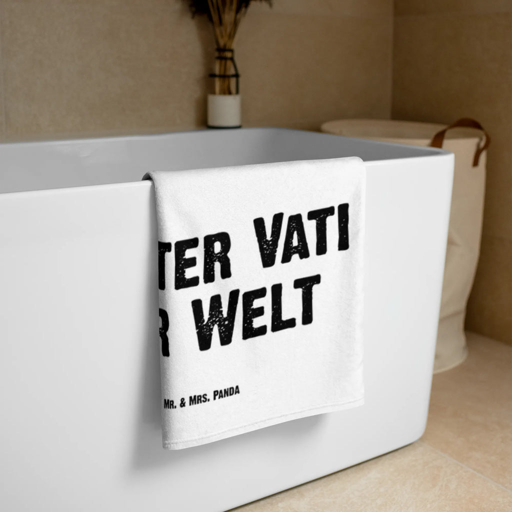 XL ręcznik kąpielowy Niedźwiedź Najlepszy tata na świecie dla, Dziękuję, Prezent, Wręczyć, Urodziny, Prezent urodzinowy, Pomysł na prezent, Podziękować, Upominek, Sprawić radość, Tip na prezent