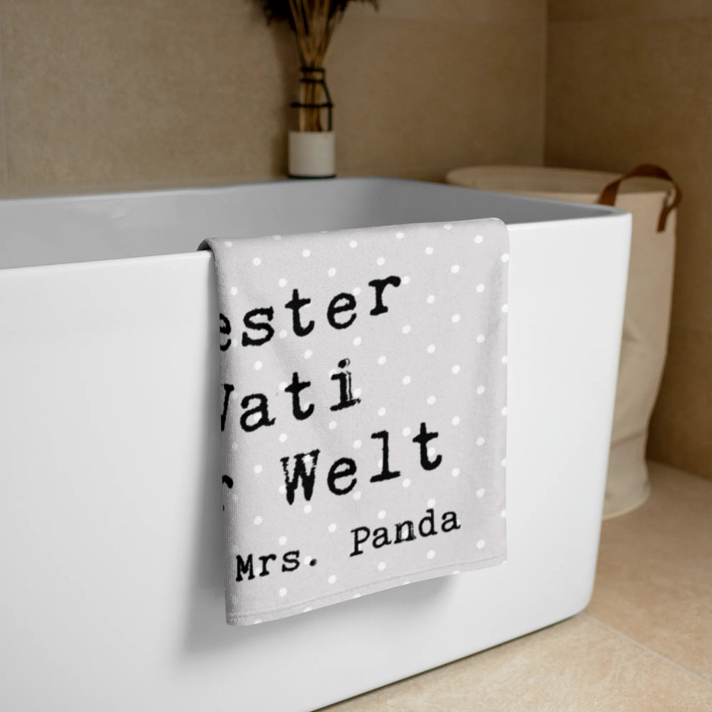 XL ręcznik kąpielowy Niedźwiedź Najlepszy tata na świecie dla, Dziękuję, Prezent, Wręczyć, Urodziny, Prezent urodzinowy, Pomysł na prezent, Podziękować, Upominek, Sprawić radość, Tip na prezent