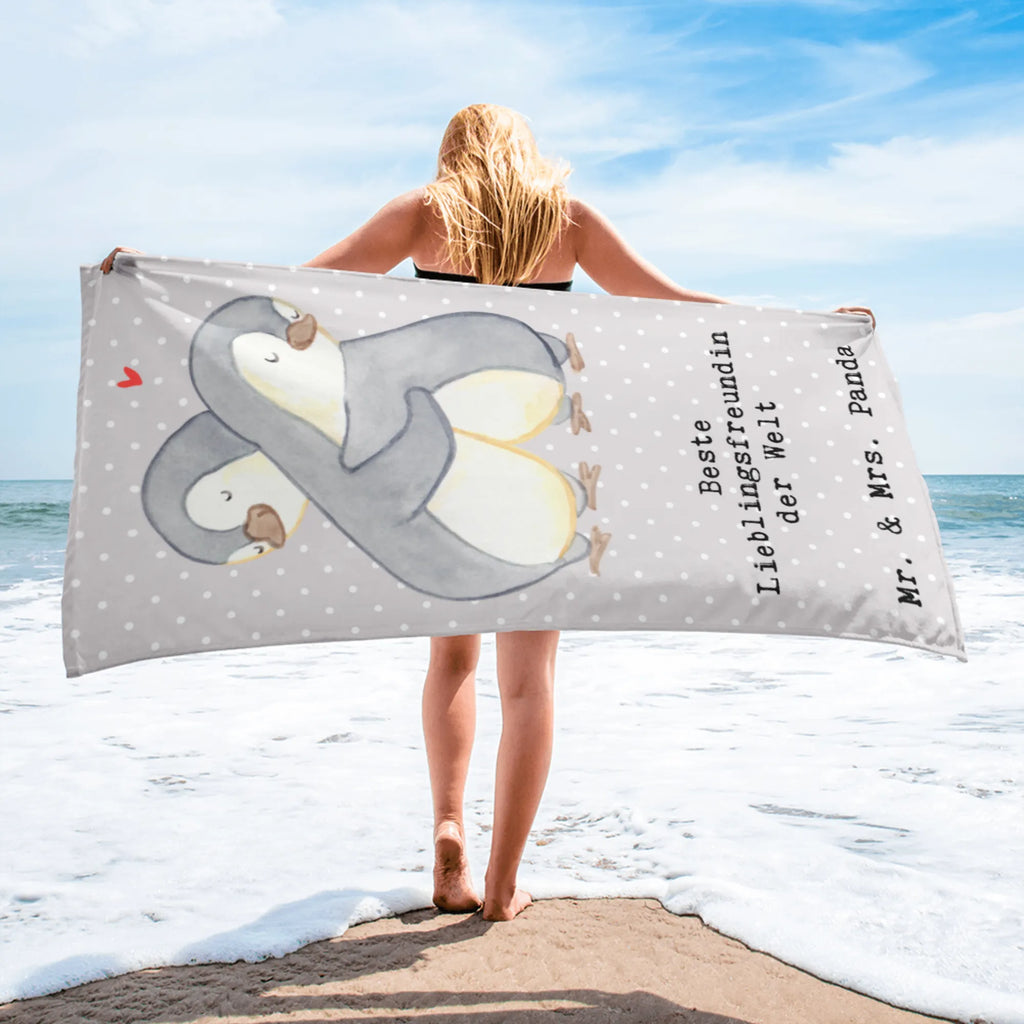 XL bath towel penguin Best favorite friend in the world extra large swim towel, spa towel, luxury bath sheet, large beach towel, oversized towel, XL bath towel, for, thank you, gift, giving, birthday, birthday present, gift idea, souvenir, make you happy, gift tip, darling, best friend, partner, girlfriend, love, heart, bae, favorite person, Favorite friend
